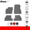 Ford Focus 2011-2015 Alfombrillas textiles juego de 4 piezas nylon gris