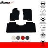 Nissan Frontier Crew Cab 2011-2021 Tapis de sol textile jeu de 3 pièces nylon noir