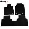 Acura RDX 2013-2018 Tapis de sol textile jeu de 3 pièces nylon noir