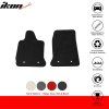 Chevrolet Corvette C7 2014-2019 Tapis de sol textile jeu de 2 pièces nylon noir