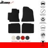 Toyota Corolla Sedan 2014-2019 Tappetini in tessuto set 4 pezzi nylon nero