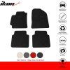Hyundai Elantra 2017-2020 Tapis de sol en textile Jeu de 4 pièces nylon noir
