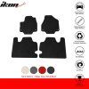 Chrysler Pacifica 2017-2021 Tapis textile jeu de 4 pièces nylon noir