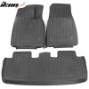 Tesla Model Y 2020-2024 Rubber Mats TPE 3D Injection Moulded Black