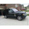 Land Rover Range Rover 2003-2012 Nášlapy guma stříbrná černá