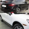 Porsche Cayenne2011-2018 Estriberas aluminio negro-plata