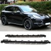 Porsche Cayenne 2011-2018 Pedane laterali in alluminio nero argento