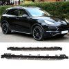 Porsche Cayenne2011-2018 Estriberas aluminio negro-plata