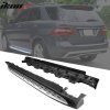 Mercedes Benz W166 ML-Class 2012-2015 GLE-Class 2016-2019 Pedane laterali set da 2 pezzi alluminio nero argento