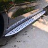 Mercedes Benz GL-Class X166 2013-2019 Estriberas aluminio plateadas LED