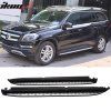 Mercedes Benz GL-Class X166 2013-2019 Estriberas aluminio plateadas LED