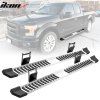 Ford F-150 Super Cab 2015-2022 Marchepieds en acier robuste argentés