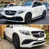 Mercedes Benz C292 GLE-Class 2016-2019 Степенки черно-сребристи