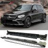 Mercedes Benz X253 GLC-Class 2016-2021 Estriberas aluminio pulido