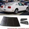 Ford Mustang 5 2005-2009 Mřížka na okno zadní ABS černá