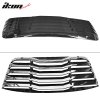 Dodge Challenger 2008-2023 Rear Window Louvers V2 Style PP Gloss Black