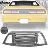 Dodge Challenger 2008-2023 Rear Window Louver PP Hydro Dip Carbon Fiber Glossy Smooth