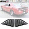Dodge Challenger 2008-2023 Rejilla de ventana trasera estilo V2 PP PU sin pintar