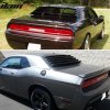 Dodge Challenger 2008-2023 Rear Window Louver Style V2 PP PU Unpainted