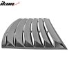 Chevrolet Camaro 2010-2015 Rear Window Louvers Carbon Fiber Hydro Dip IKON Style ABS