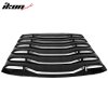 Scion TC 2011-2016 Rear Window Louver IKON Style ABS Gloss Black