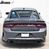 Dodge Charger 2011-2023 Rear Window Louver IKON V2 Style ABS