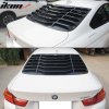 BMW F32 4er Coupé 2014-2020 Fenstergitter hinten ABS mattschwarz