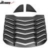 Ford Mustang Coupe 2015-2023 Rejilla para ventana trasera ABS negro mate
