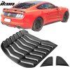 Ford Mustang Coupe 2015-2023 Rejilla para ventana trasera ABS negro mate