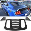 Ford Mustang Coupe 2015-2023 Grille de lunette arrière noir mat