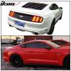 Ford Mustang 2015-2023 Persiana de ventana trasera estilo V negro mate