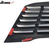 Ford Mustang 2015-2023 Persiana de ventana trasera estilo V negro mate