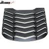 Ford Mustang 2015-2023 Persiana de ventana trasera estilo IKON ABS negro sin pintar