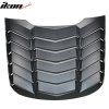 Ford Mustang 2015-2023 Persiana de ventana trasera estilo IKON ABS negro sin pintar