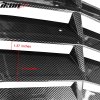 Grilaj pentru fereastra spate Honda Civic 2016-2021 stil IKON ABS, print cu fibră de carbon