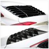 Grilaj pentru fereastra spate Honda Civic 2016-2021 stil IKON ABS, print cu fibră de carbon