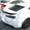 Chevrolet Camaro 2016-2024 Rear Window Louver IKON V2 Style Carbon Fiber Print ABS