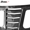 Chevrolet Camaro 2016-2024 Rear Window Louver IKON V2 Style Carbon Fiber Print ABS