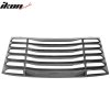 Chevrolet Camaro 2016-2024 Rear Window Louver IKON Style ABS Carbon Fiber Hydro Dip Glossy Smooth