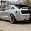Ford Mustang V6 2005-2009 Persienne de fenêtre latérale non peinte noire ABS