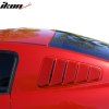 Ford Mustang V6 2005-2009 Persienne de fenêtre latérale non peinte noire ABS