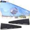 Ford Mustang 2005-2014 Rejilla de ventana lateral estilo Visitor acrílico Transparent Smoke