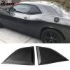 Dodge Challenger 2008-2023 Side Window Louvers PP Hydro Dip Carbon Fiber Glossy Smooth Surface