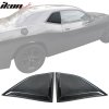 Dodge Challenger 2008-2023 Side Window Louvers PP Hydro Dip Carbon Fiber Glossy Smooth Surface