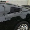 Ford Mustang 2DR 2010-2014 Grille de fenêtre latérale style IKON ABS noir brillant