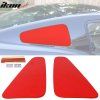 Ford Mustang GT350 2010-2014 Rejilla de ventana lateral ABS racing roja