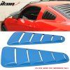 Ford Mustang 2010-2014 Rejilla de ventana lateral PP pintada Azul Grabber