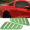 Ford Mustang 2010-2014 Странична решетка за прозорец PP зелена