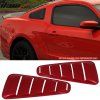 Ford Mustang 2010-2014 Persienne de fenêtre latérale rouge candy métallisé