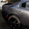 Dodge Charger 2011-2023 Side Window Louvers V1 Style CF Print Gloss Black